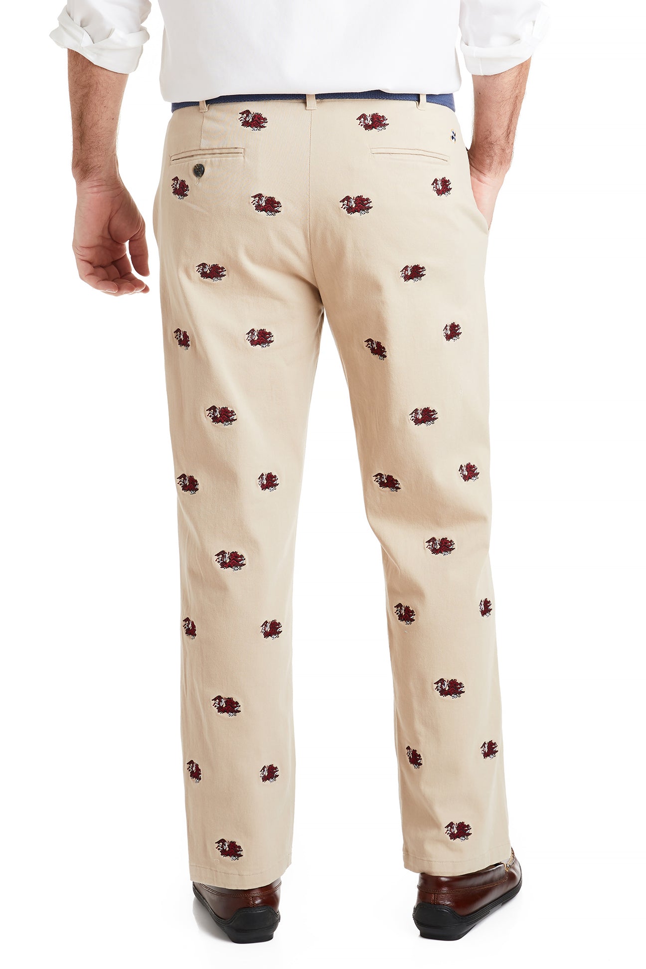 South Carolina Gamecocks Collegiate Stretch Twill Pants in Khaki - Comfortable & Stylish for Game Day, Tailgating & School Spirit Events