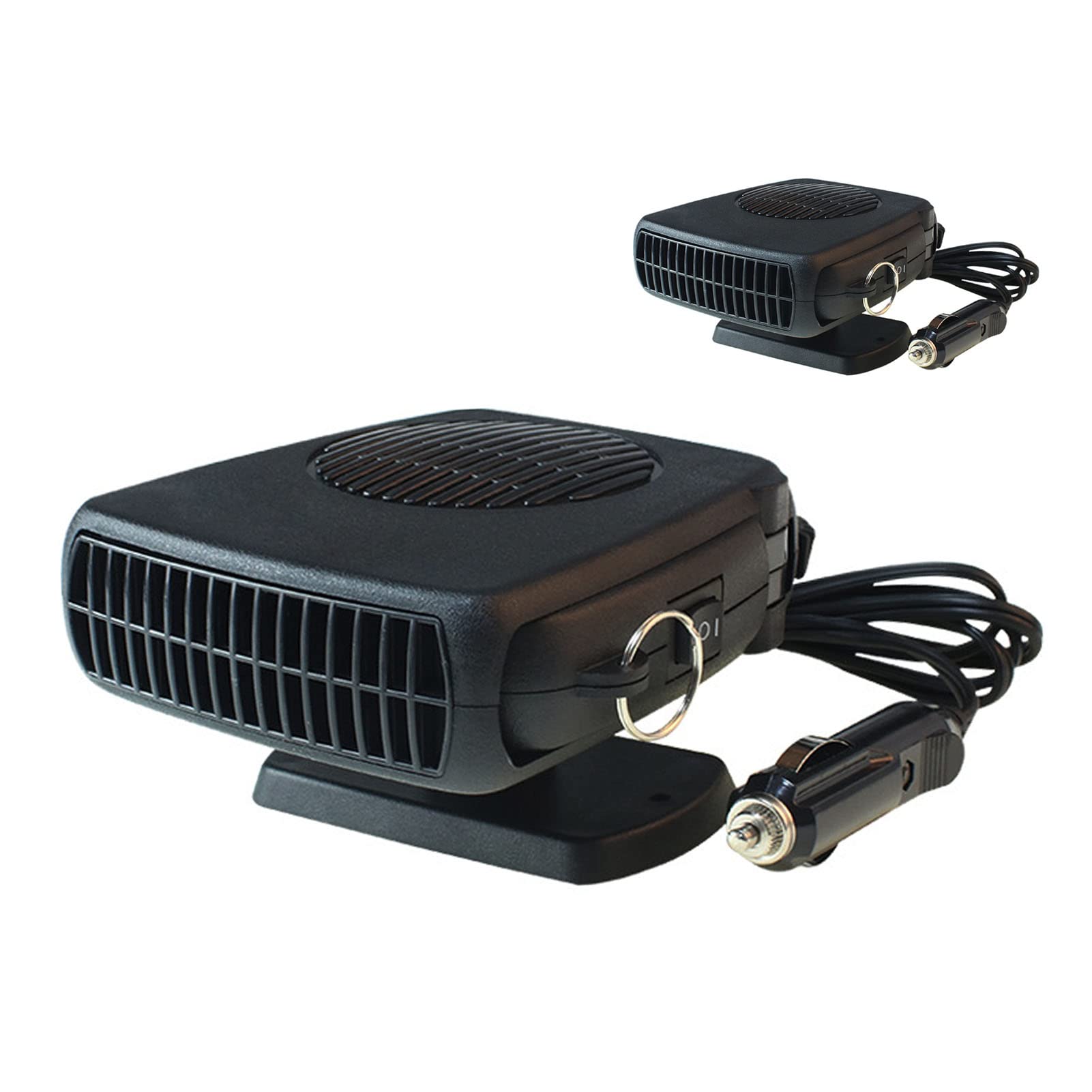 12V Car Heater & Defroster 2-in-1 with Efficient Copper Wire - Fast Windshield Defrosting & Interior Warming for Winter Driving