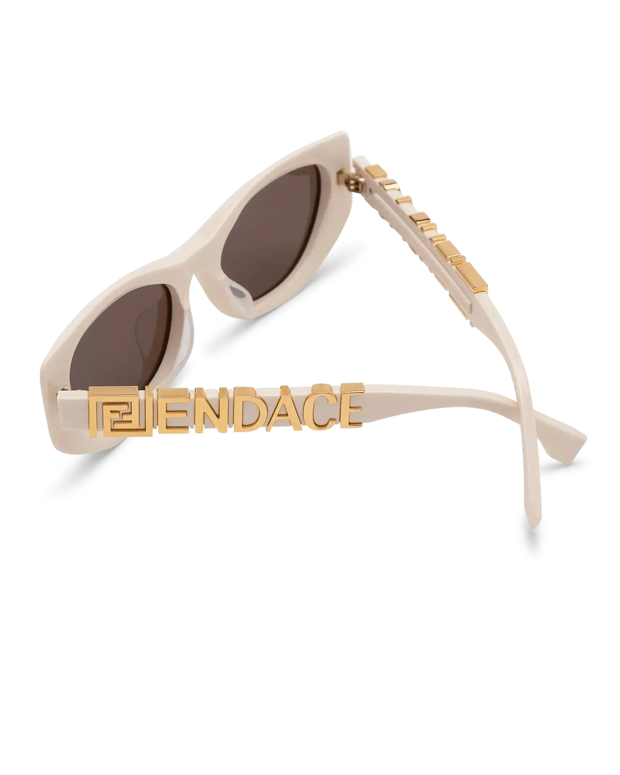 Fendi x Versace FENDACE Cat Eye Sunglasses for Women - Luxury Designer Fashion Sunglasses - Perfect for Summer, Beach, and Outdoor Activities