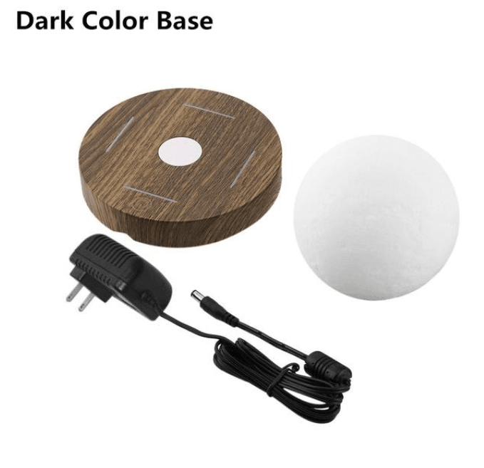 Magnetic Levitating Moon Lamp - 3D Printed Night Light with USB Charging, Perfect for Bedroom Decor, Gift & Home Ambiance Lighting