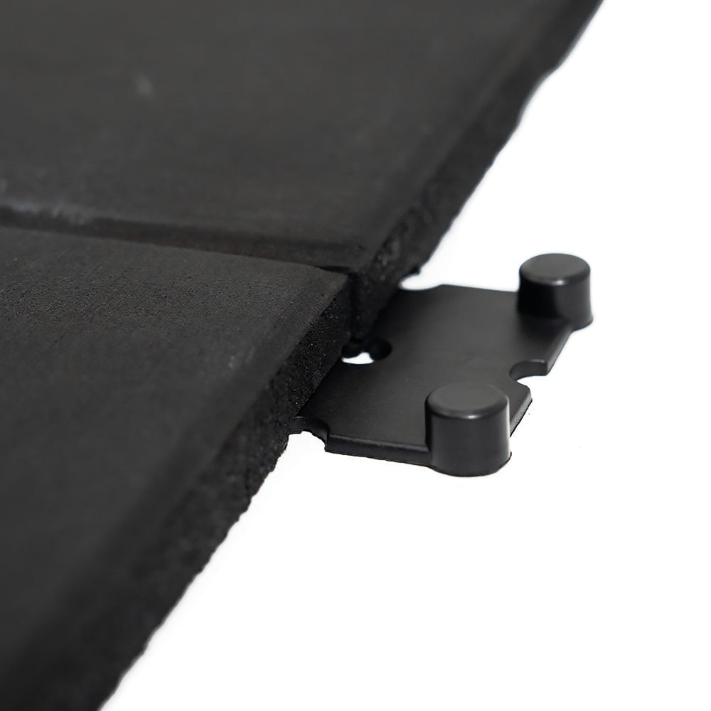 VersaFit Elite Zero Gap EPDM Flooring Connector Tiles - Interlocking Rubber Floor Tiles for Gym, Garage & Home Workout Areas