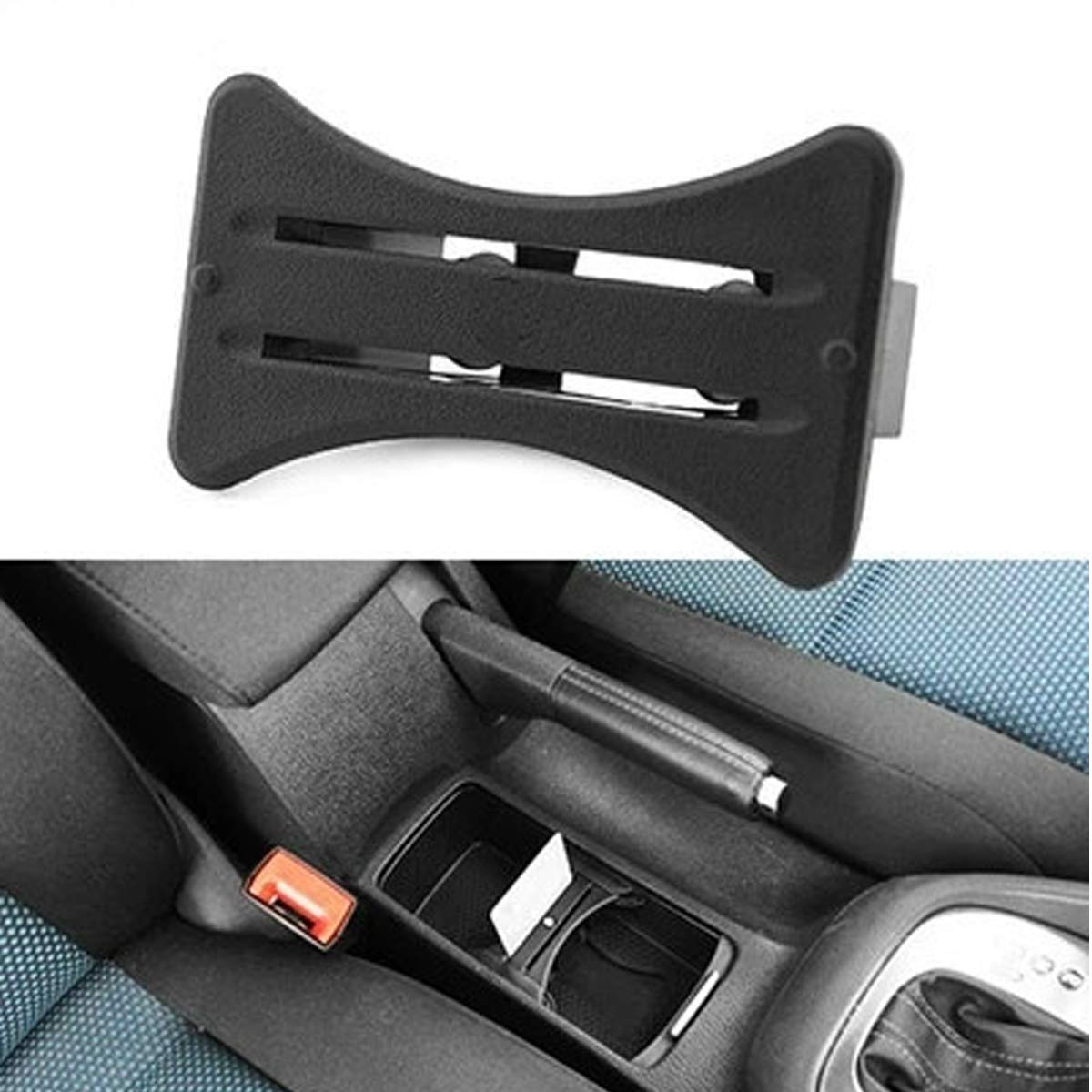 Auto Gap Organizer Car Bracket - Universal Cup Holder, Card & Coin Slot for VW Golf MK6 GTI R20 (2008-2012) | Perfect Center Console Accessory for Road Trips & Daily Commutes