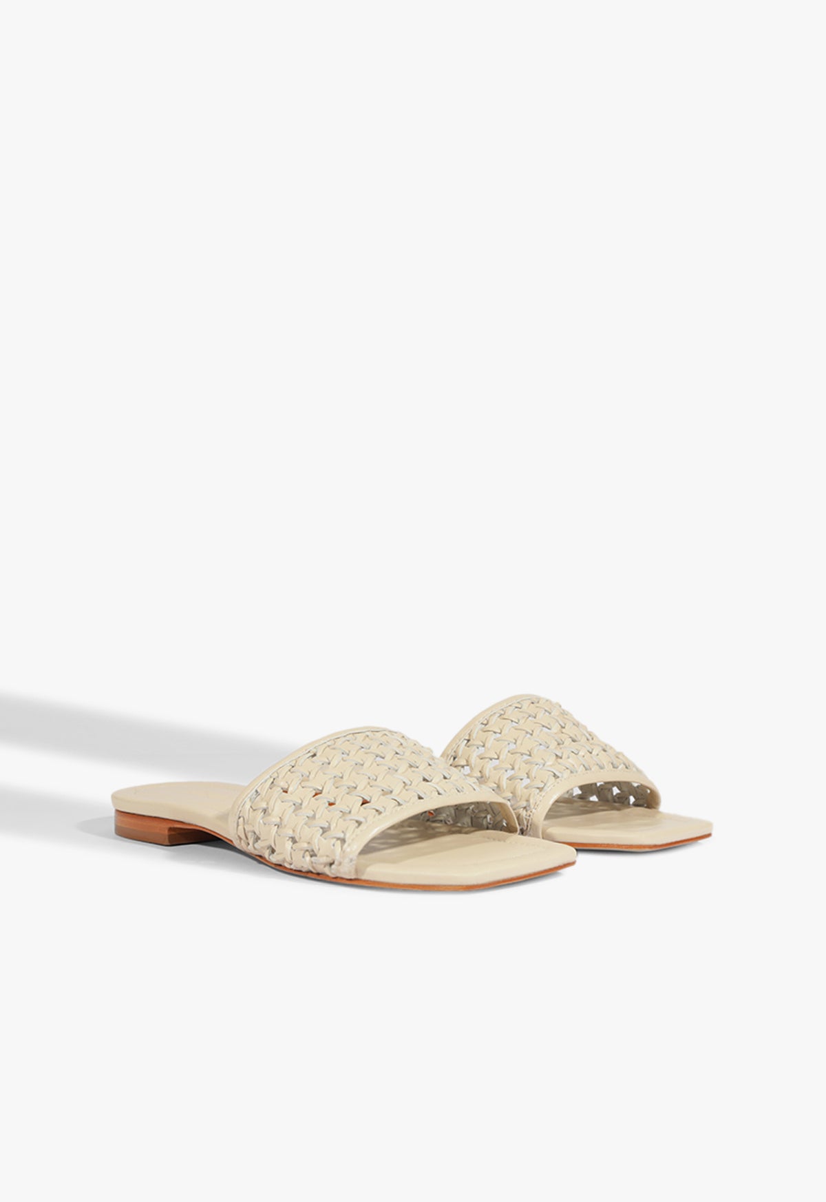 Juliet White Leather Flat Sandals for Women - Comfortable Summer Casual Shoes for Beach, Walking & Vacation