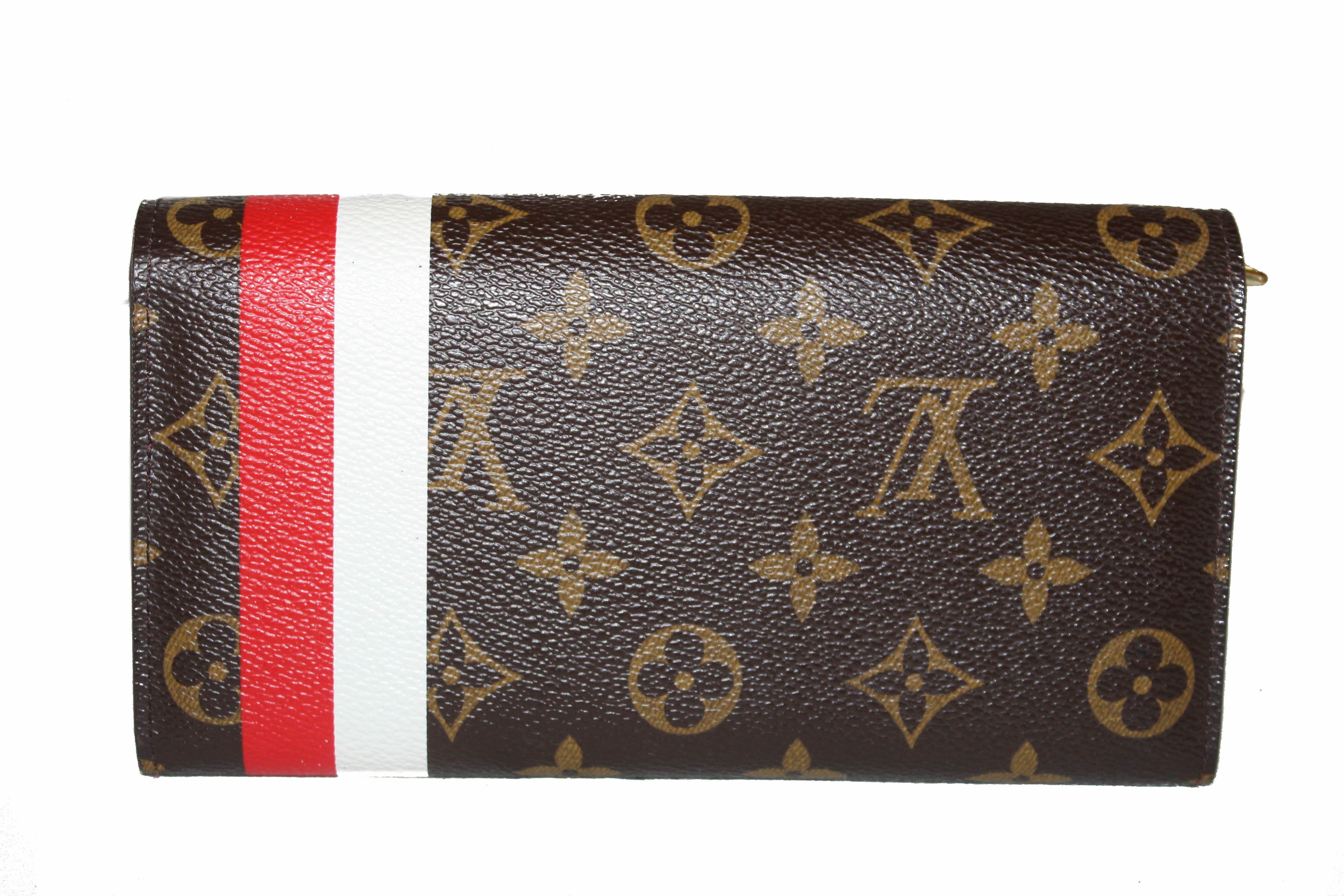 Authentic Louis Vuitton Limited Edition Monogram Sarah Wallet for Women - Luxury Designer Crossbody Clutch for Parties, Travel & Everyday Use