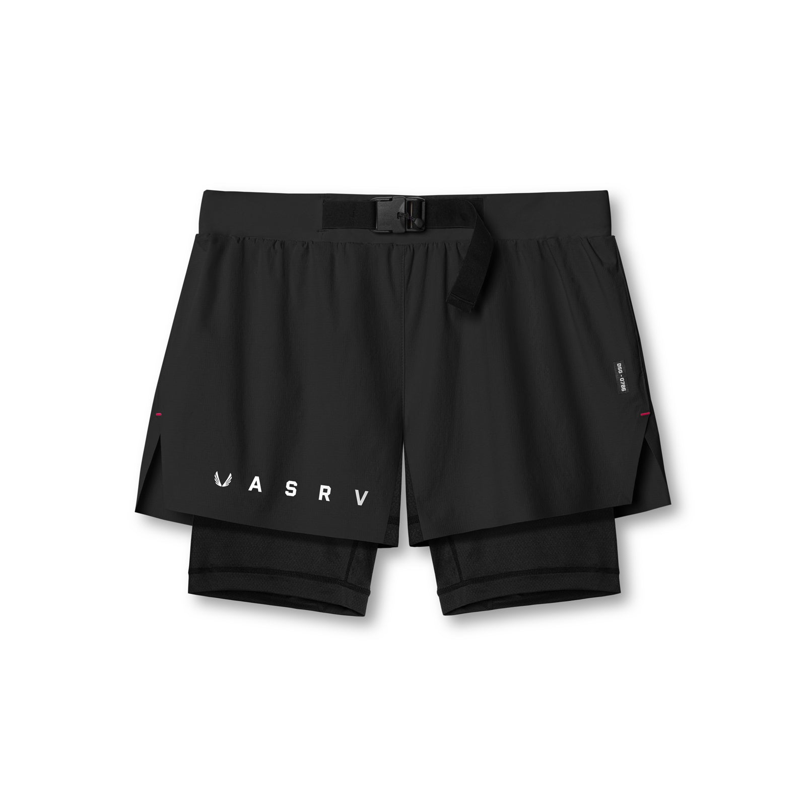 0786 Ripstop 3 Belt Pack Shorts - Dusk Black/Black | Lightweight Durable Hiking & Travel Shorts for Outdoor Adventures