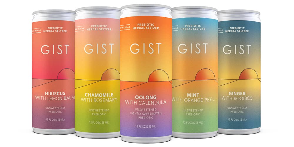 Organic Herbal Beverage Variety Pack - 12 Fl Oz (Pack of 12) - Sugar Free, 4g Plant Fiber, 2g Plant Protein - Functional Botanical Drink for Energy Boost & Digestion Support - Perfect for Workouts, Office & Healthy Lifestyle