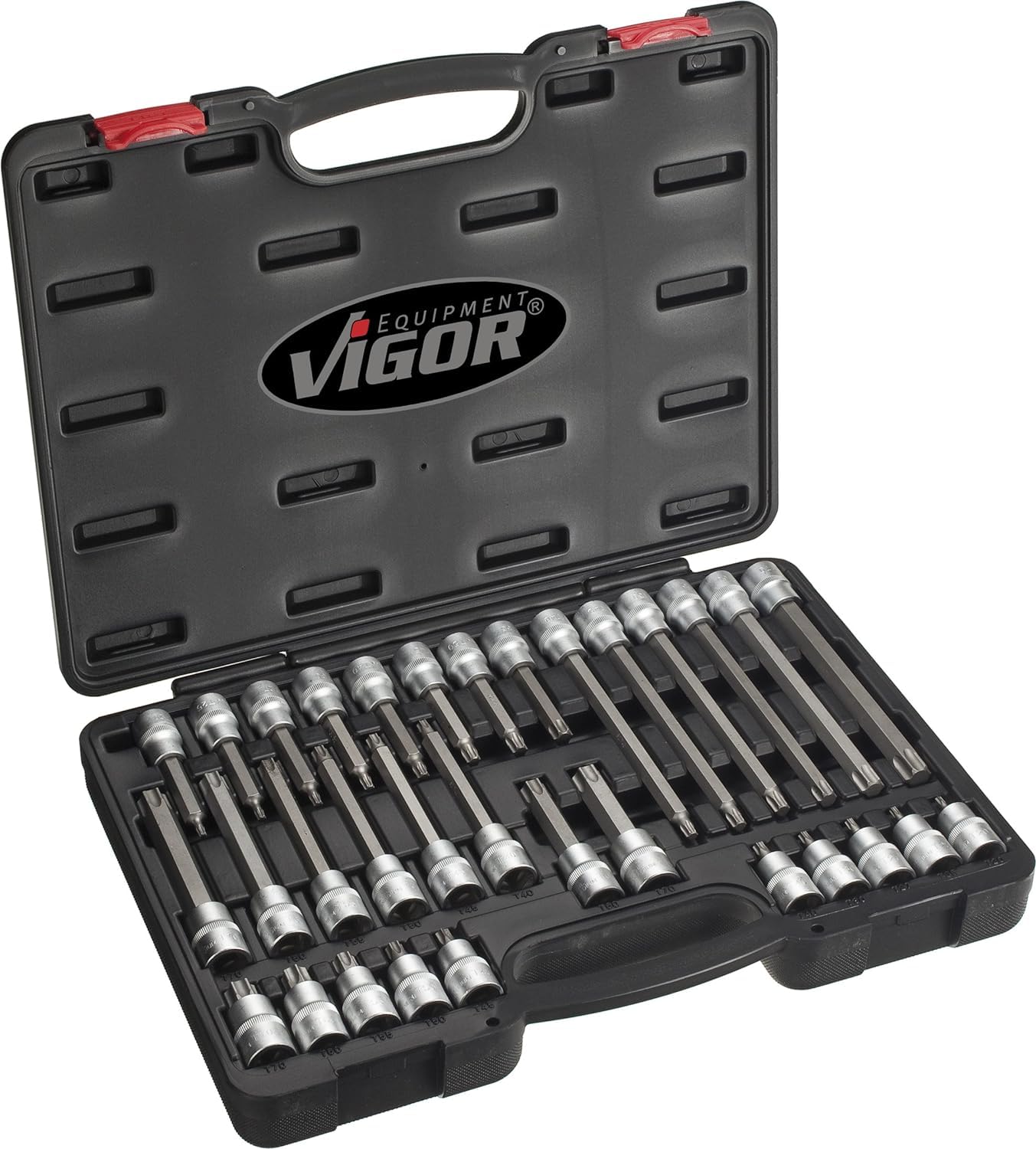 V1917 Torx Screwdriver Socket Assortment Set, 1/2