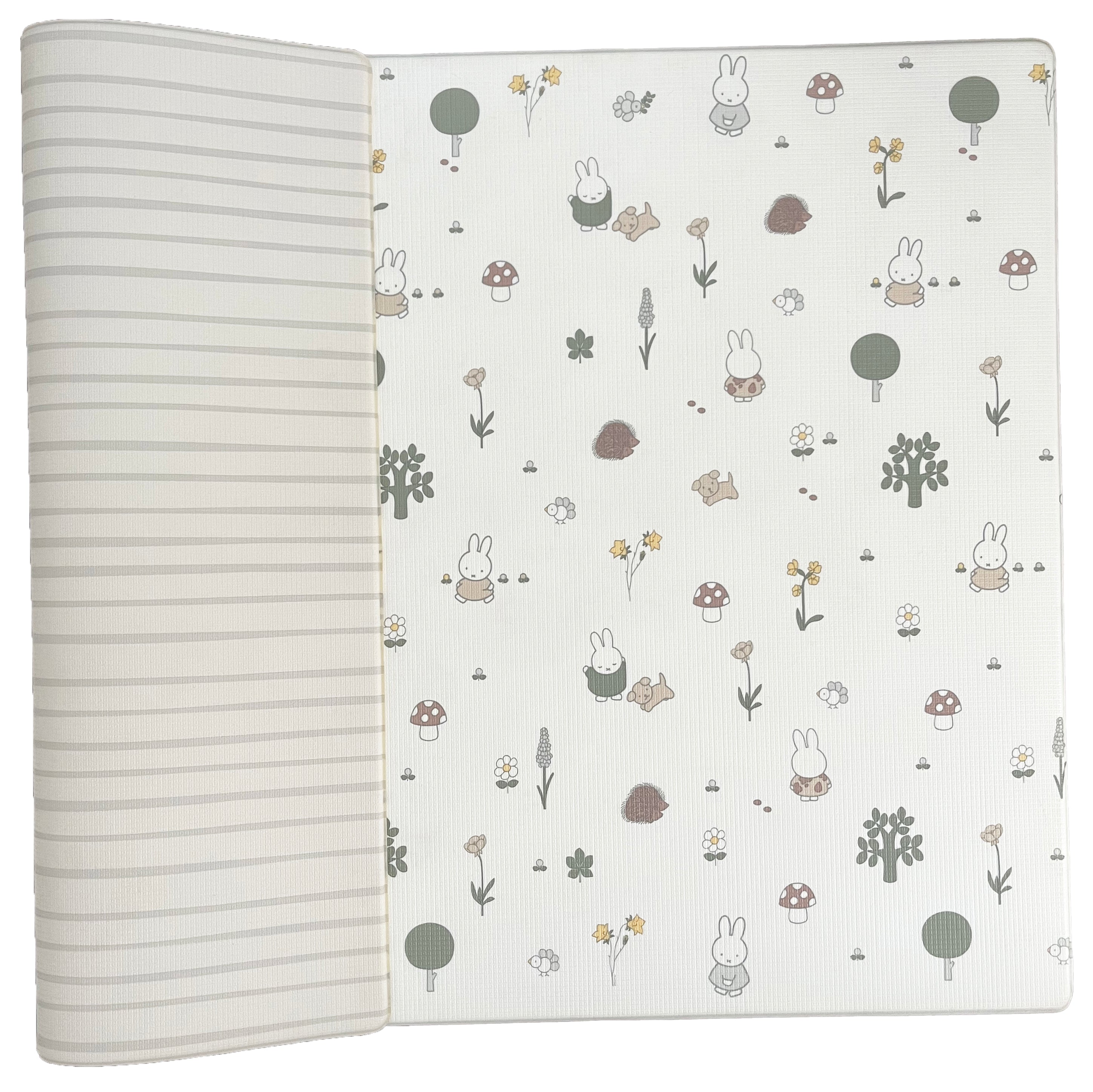 Miffy X Little Bot Baby Play Mat - Soft & Safe Foam Floor Mat for Infants & Toddlers - Ofie Mat, Miffy in the Park Design - Perfect for Nursery, Playroom & Daycare Activities