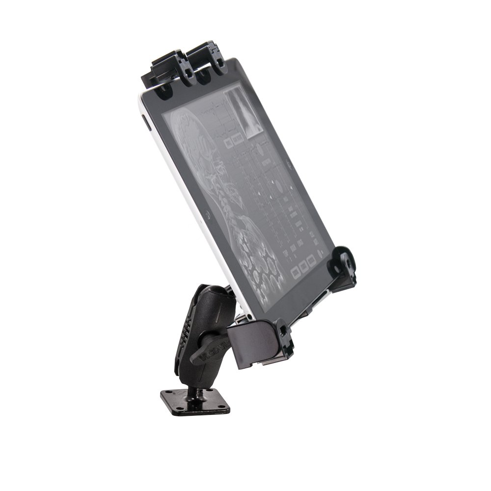**Arkon Universal Locking Tablet Mount with Key Lock - Compatible with Galaxy Tab, LG G Pad, iPad - Secure E-Log Solution for Truckers & Delivery Drivers**