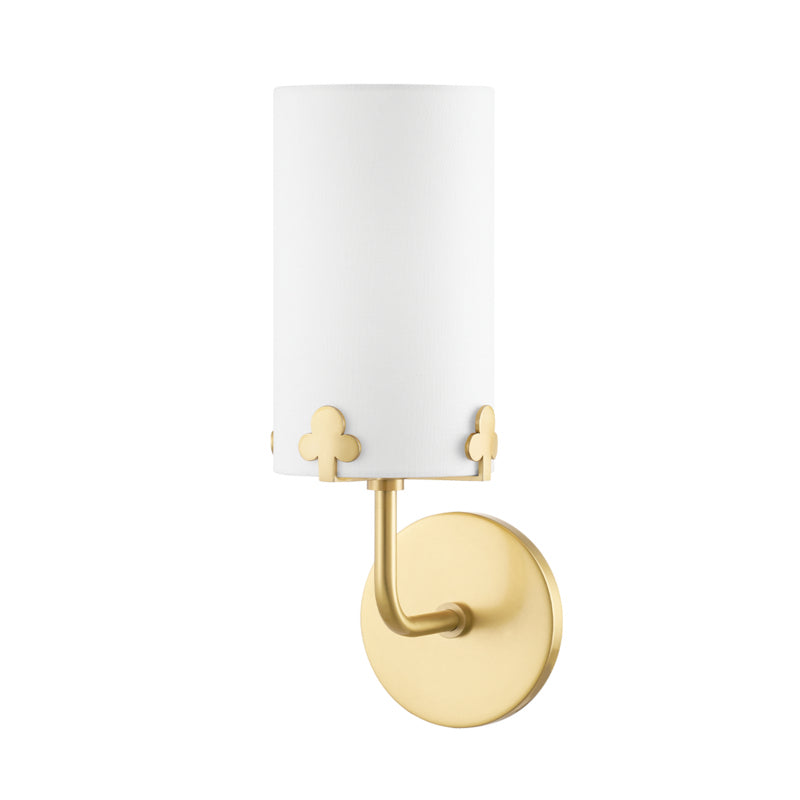 Darlene Modern Wall Sconce Light Fixture - Plug-in or Hardwired Wall Mounted Lighting for Bedroom, Living Room, Hallway & Entryway