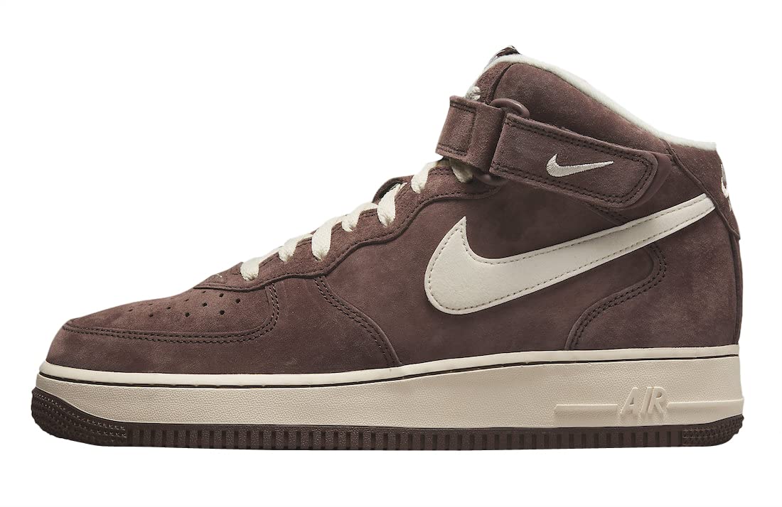 Nike Men's Air Force 1 Mid '07 QS Basketball Shoes - Premium White Leather Sneakers for Streetwear & Casual Style | Perfect for Basketball, Urban Fashion & Everyday Wear
