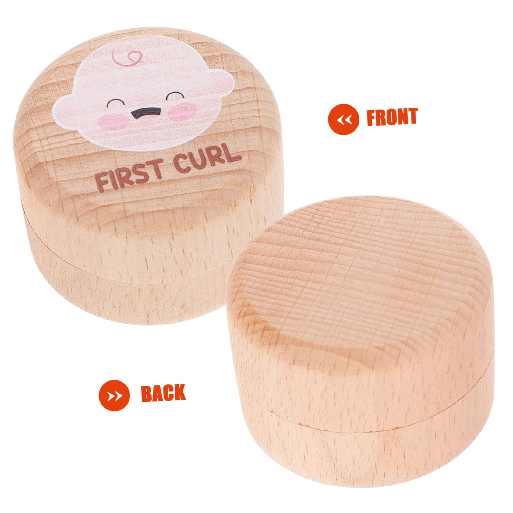 GOOHOCHY 6 Pack Wooden Tooth Box for Kids - Children's Tooth Holder & Teeth Keeper - Perfect for Baby Teeth Collection, Tooth Fairy Gifts, and Memory Keepsakes
