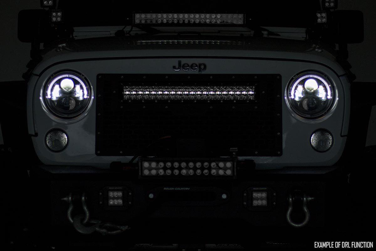 12 Inch Black Series LED Light Bar - Dual Row with White DRL (70912BD) | High-Performance Off-Road Lighting for Trucks, Jeeps & ATVs | Waterproof & Durable for Outdoor Adventures