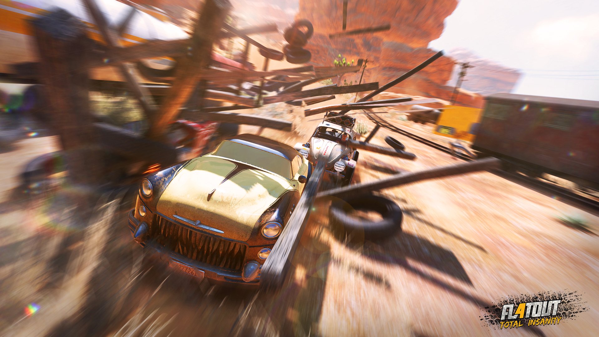 FlatOut 4: Total Insanity - PlayStation 4 Game | High-Speed Racing & Destruction Derby Action | Perfect for Multiplayer Parties & Racing Enthusiasts