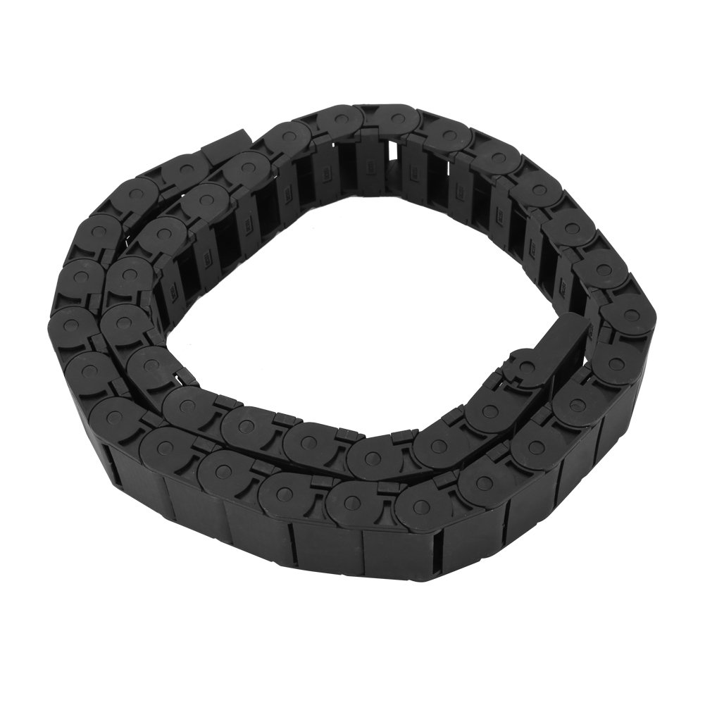 15X30 Cable Carrier Drag Chain for CNC Machines & 3D Printers - Flexible Wire Cable Management System for Industrial Automation and Robotics