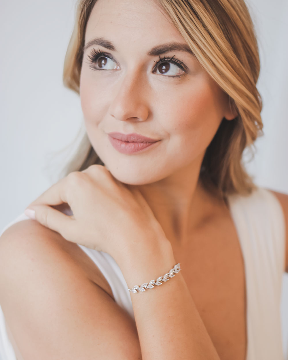 Elegant Sydney Adjustable CZ Bracelet for Women - Sparkling Cubic Zirconia Jewelry Gift for Birthday, Anniversary & Special Occasions