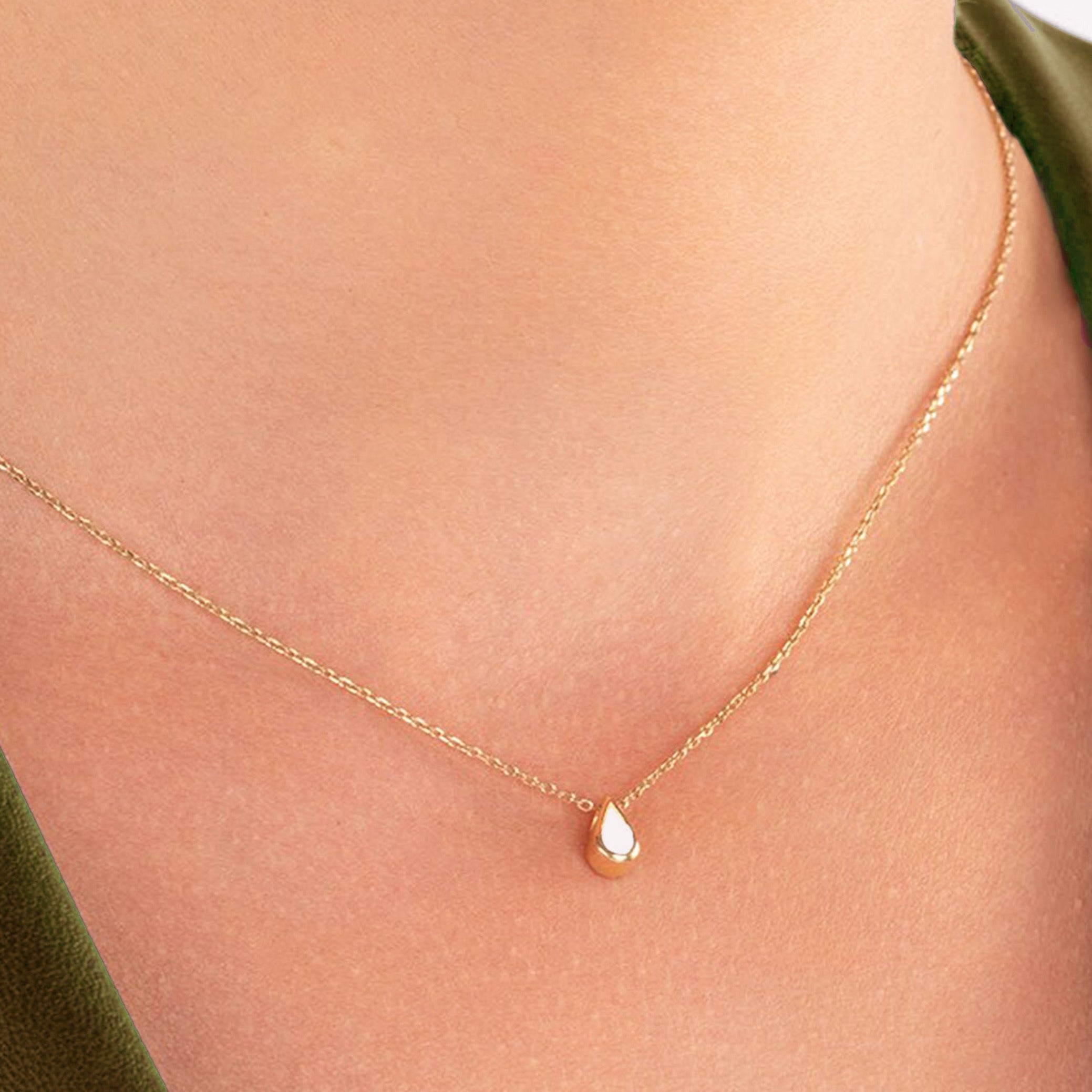 Serenity Droplet Breast Milk Jewelry - Handmade Keepsake Necklace for Moms | Perfect for Mother's Day Gifts, Baby Shower Presents & Memorial Jewelry