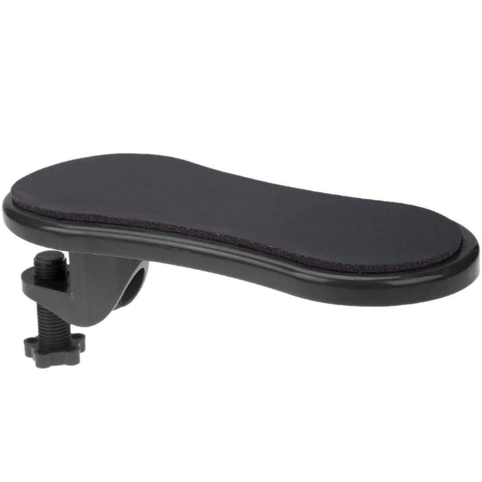 Ergonomic Adjustable Computer Armrest Wrist Rest - Desk Mounted Home Office Mouse Pad Arm Support for Pain Relief (Black) | Perfect for Long Hours of Typing, Gaming & Office Work