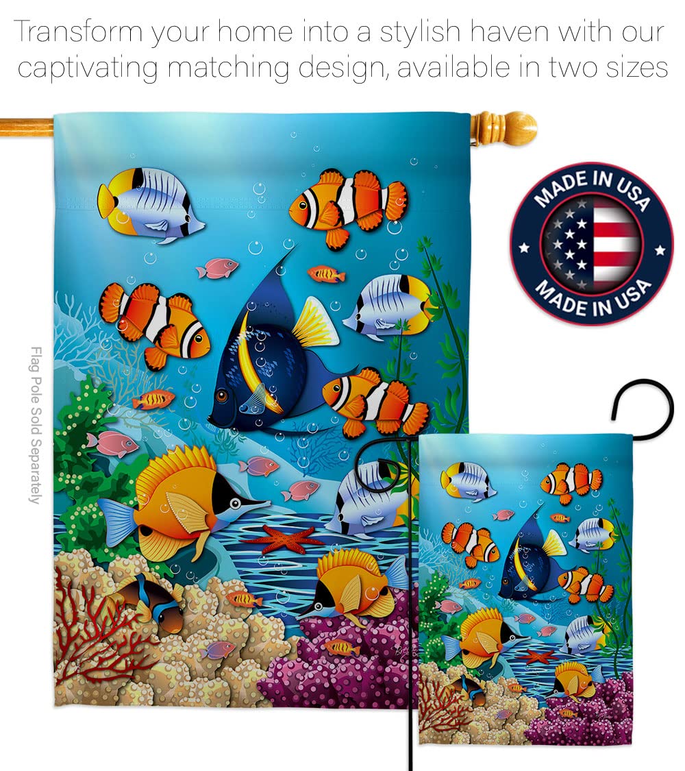 Coastal Nautical Decorative Flags Set - 28