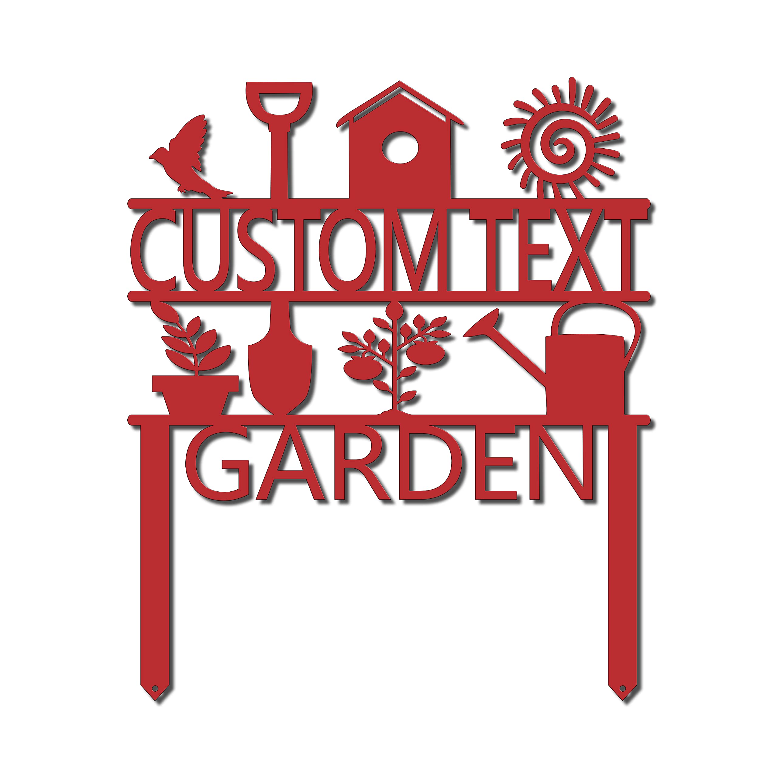 Custom Personalized Garden Sign - 27
