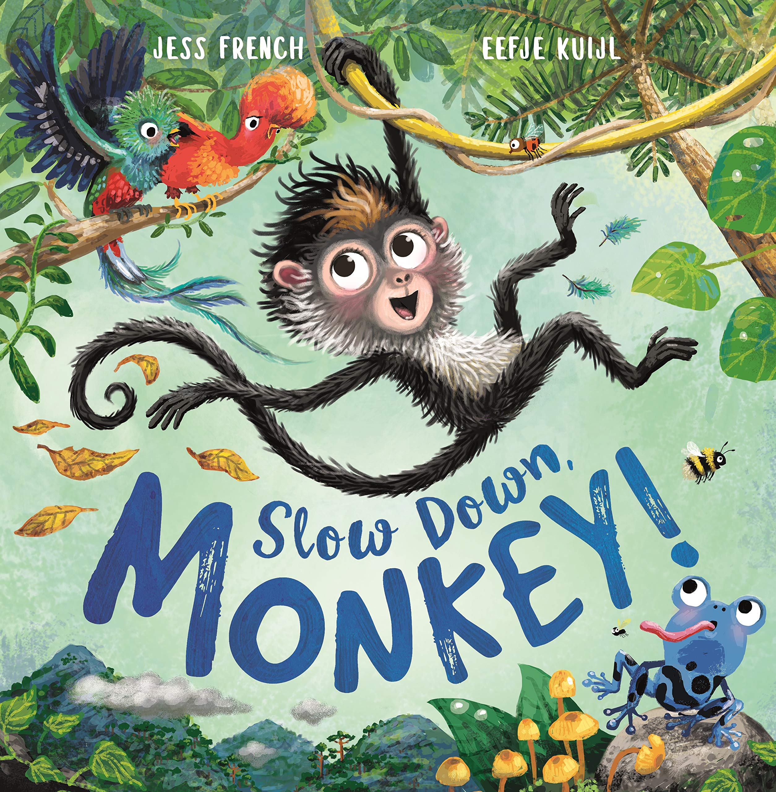 Slow Down, Monkey! - Fun & Educational Kids Board Book for Early Readers | Perfect for Bedtime Stories, Classroom Reading & Toddler Learning Activities