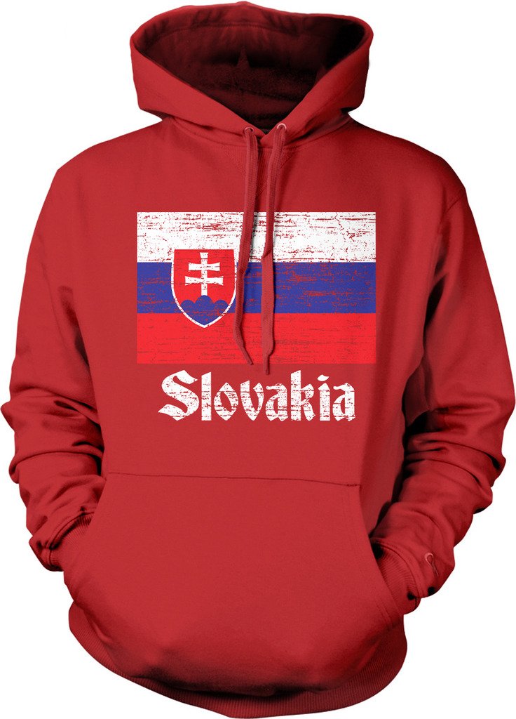 Slovak Flag Hooded Sweatshirt - National Pride & Patriotic Apparel for Men & Women | Perfect for Sports Events, National Holidays & Cultural Celebrations