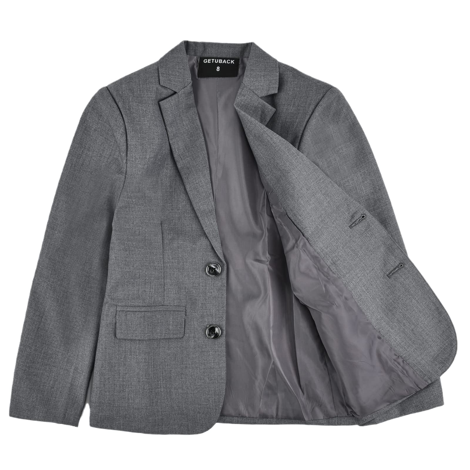 Boys' 3-Piece Formal Suit Set - Blazer, Vest & Dress Pants for Kids | Party, Wedding, Christmas Outfits | Perfect for School Events, Family Photos & Special Occasions