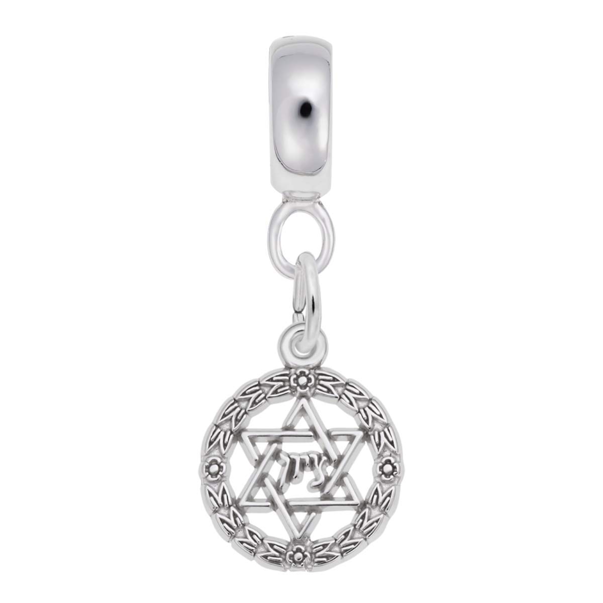 Star of David Charm Beads for Jewelry Making - Dangle Pendants for Bracelets, Necklaces & DIY Craft Projects - Perfect for Gifts, Holidays & Religious Occasions