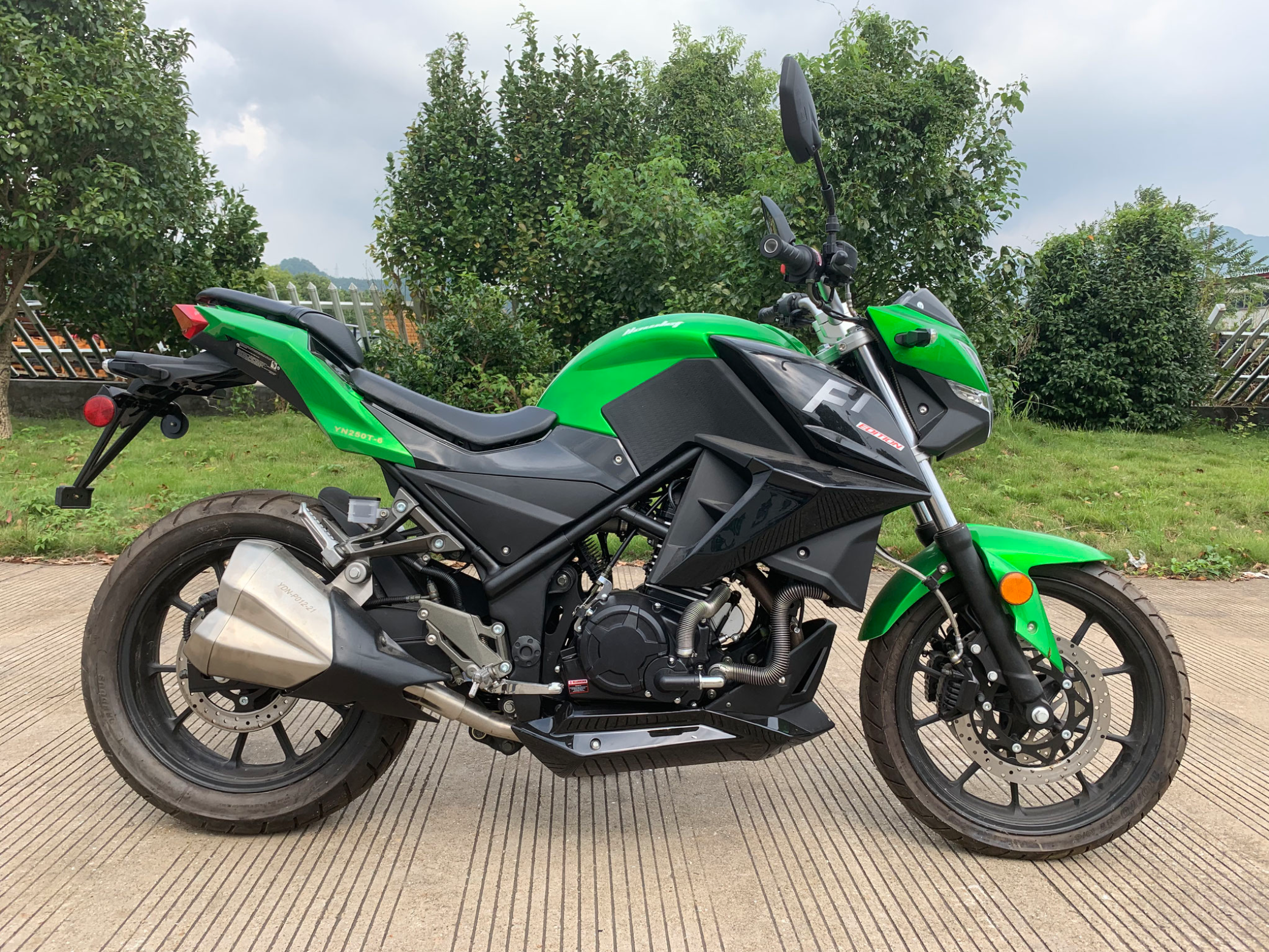 2019 Venom GTO 250cc Fuel Injected 5-Speed Motorcycle - Perfect for Commuting & Adventure Riding