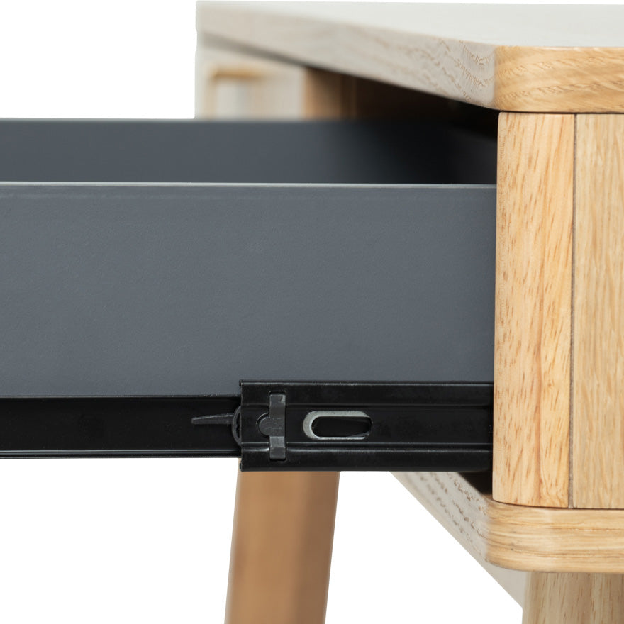 LOFTUS 47-Inch Oak Console Table - Entryway, Living Room, or Hallway Furniture for Home Decor