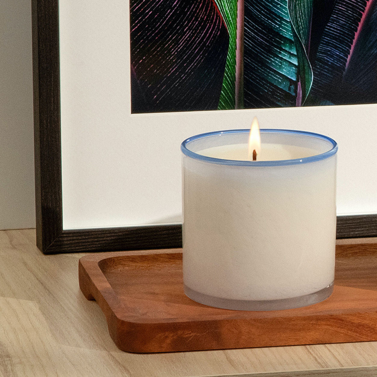 Premium Fog and Mist Scented Soy Wax Candle - Long Lasting Aromatherapy for Relaxation & Home Decor - Perfect for Bedroom, Bathroom & Living Room