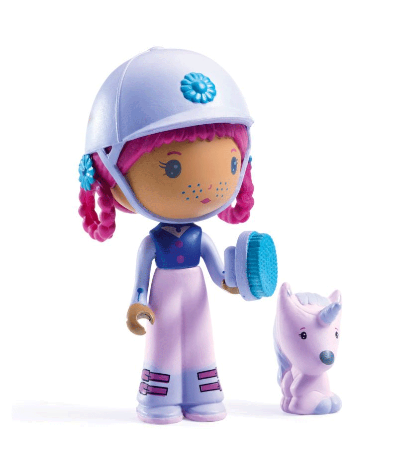 Joe & Gala Tinyly by Djeco - Adorable Miniature Figurine Set for Kids' Pretend Play & Collectibles | Perfect for Dollhouses, Fairy Gardens & Creative Storytelling