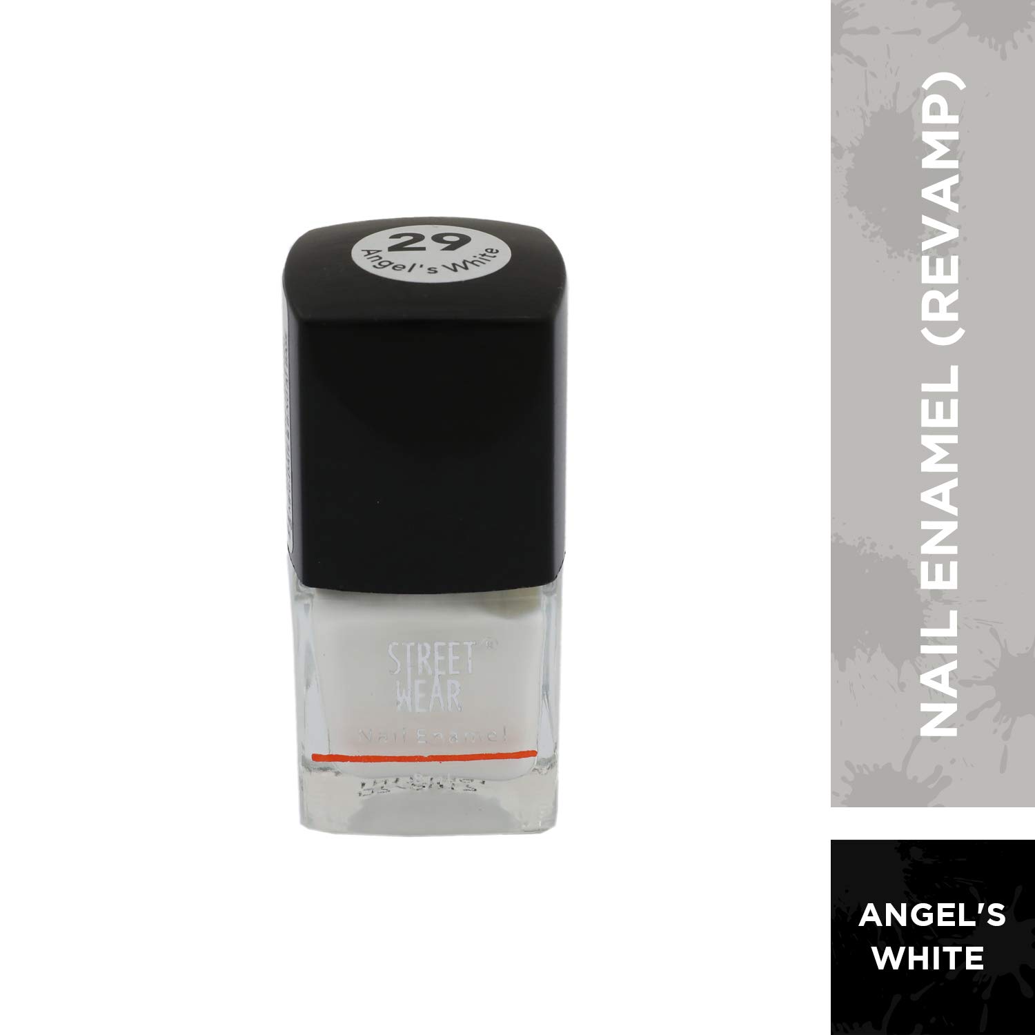 Street Wear Nail Polish - Angel's White (8ml) | Long-Lasting Vegan Nail Enamel for Trendy Fashion & Party Looks