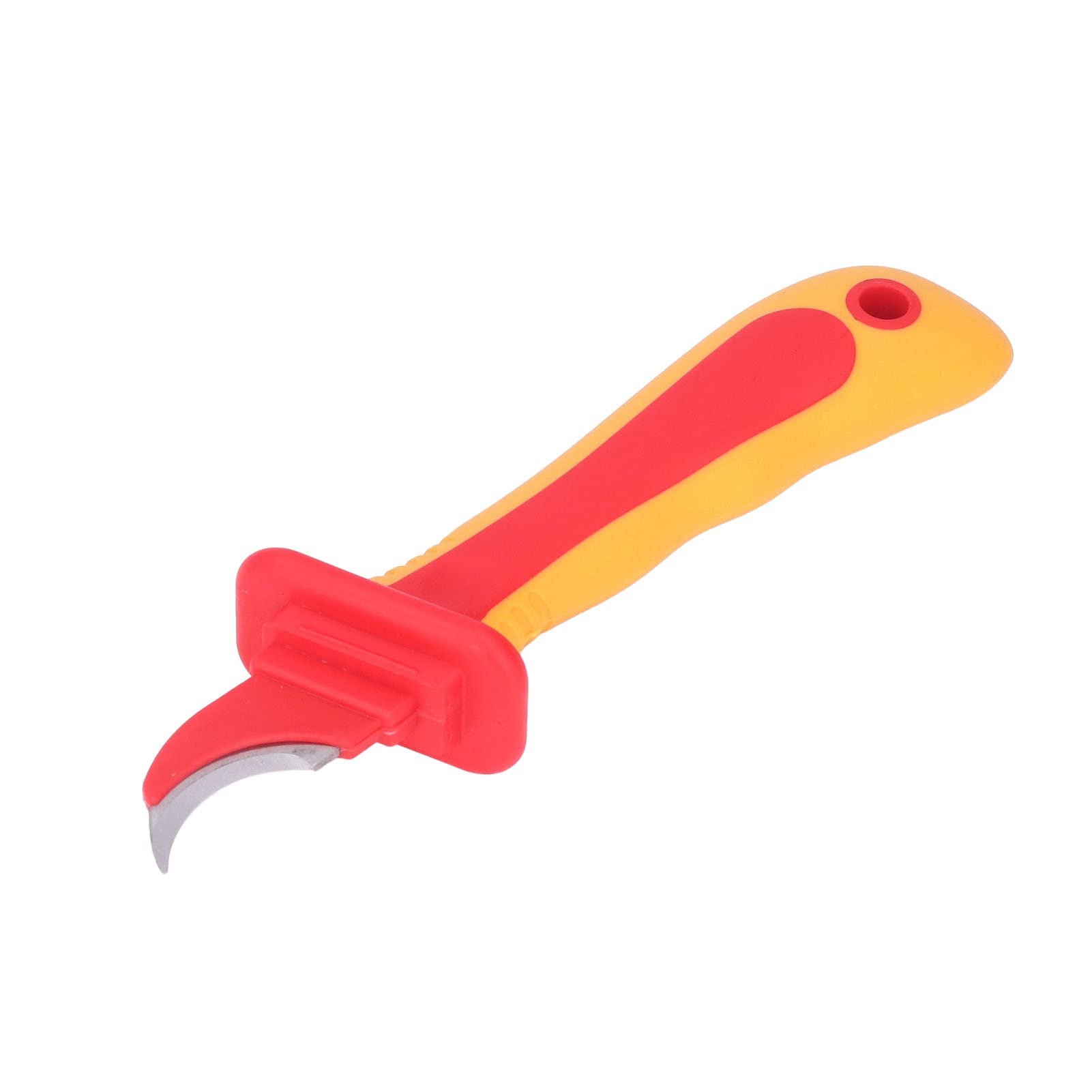 High Voltage Insulated Electrician Knife - Anti-Magnetic IEC 60900 Certified Sickle Cutter Tool for Electrical Work & Cable Cutting | Perfect for Electricians, Linemen & DIY Electrical Projects