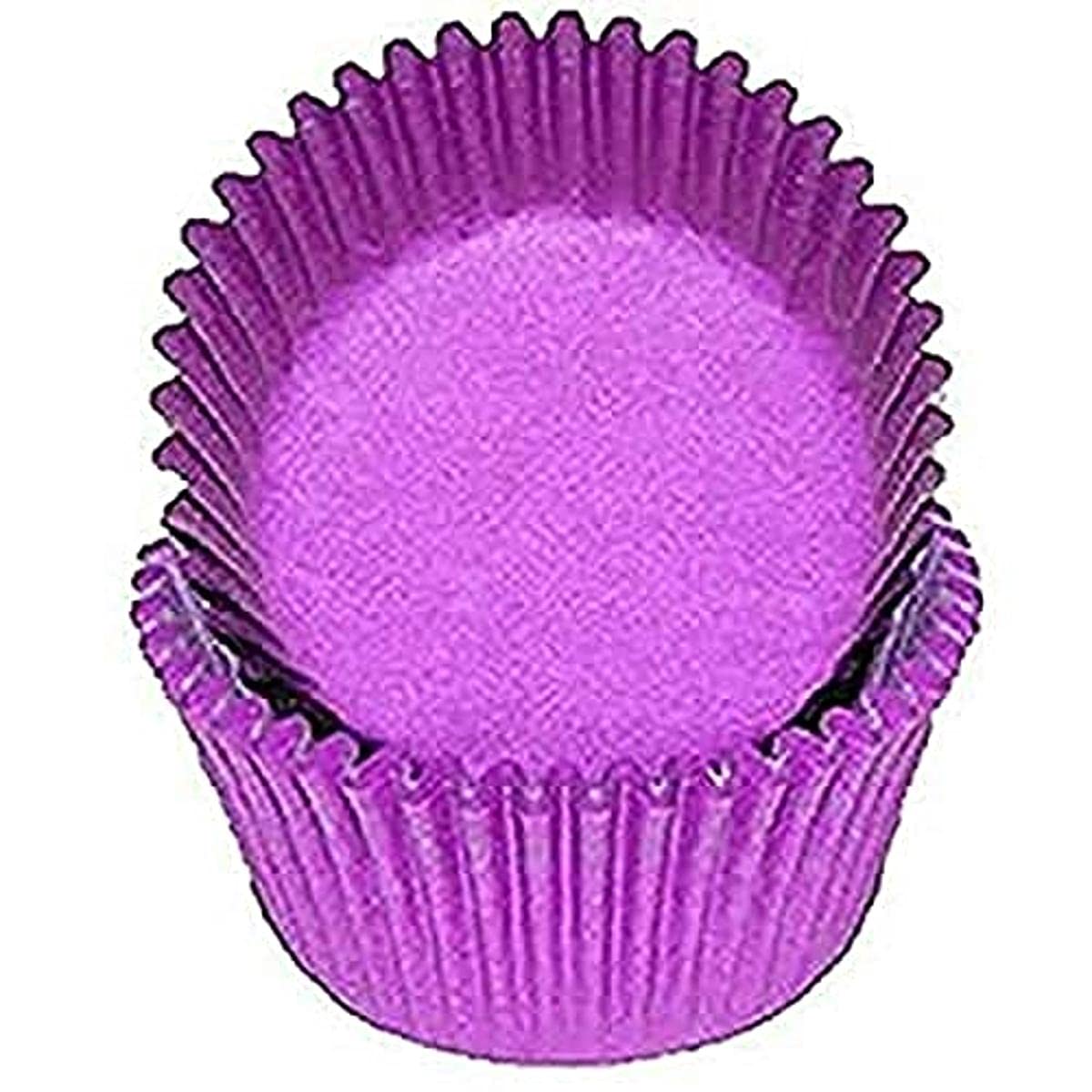 Golda's Kitchen 100 Purple Baking Cups for Muffins & Cupcakes