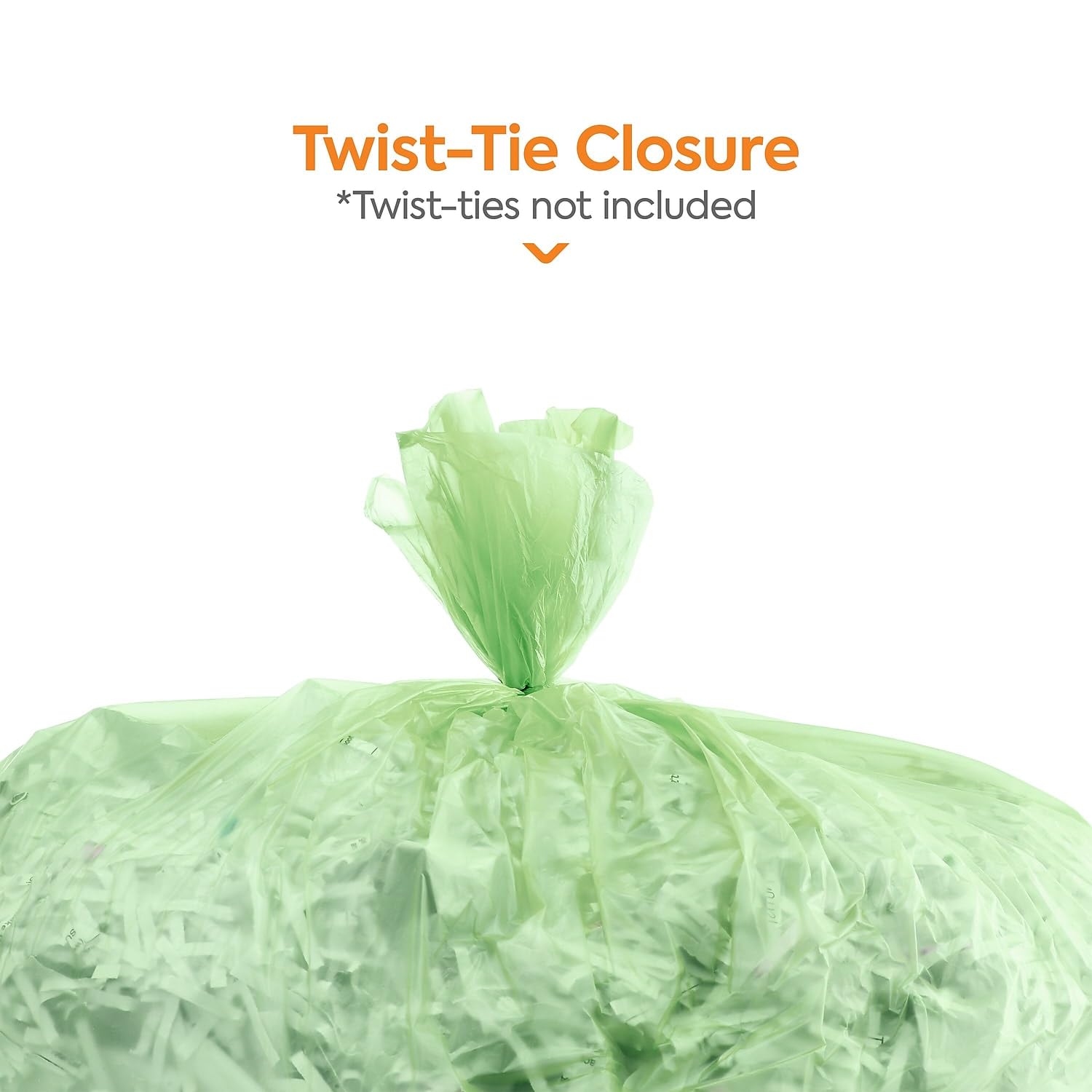 Heritage Y8046TER01 Biodegradable Compostable Trash Bags 45 Gallon - 0.9 Mil Thick, 40x46 Inch, Green (Pack of 100) - Eco-Friendly Kitchen & Yard Waste Liners for Sustainable Home & Commercial Use