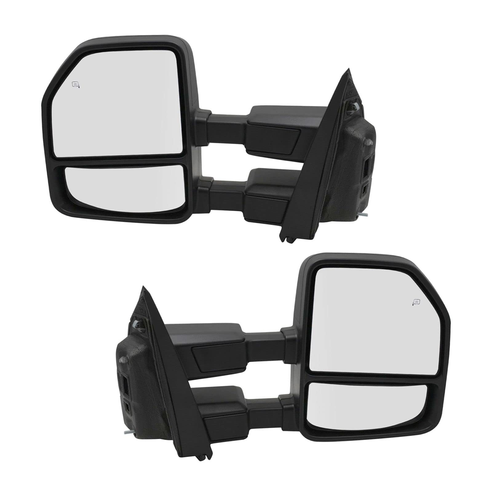 Heated Turn Signal Marker Lights - LH RH Pair for Cars, Trucks & SUVs | Durable Spot Light Texture Checker Style | Perfect for Night Driving & Off-Road Adventures