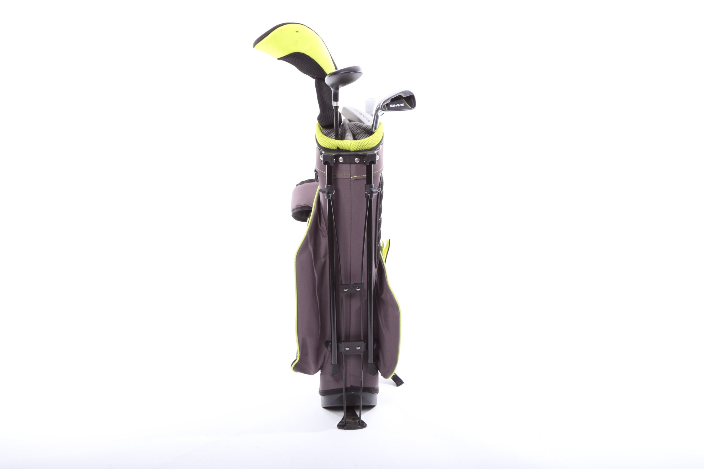 Top Flite Junior Golf Club Set for Left-Handed Kids - Includes Driver, 7 Iron, Sand Wedge, Putter - Perfect for Youth Golf Training & Beginner Practice on Driving Range or Course