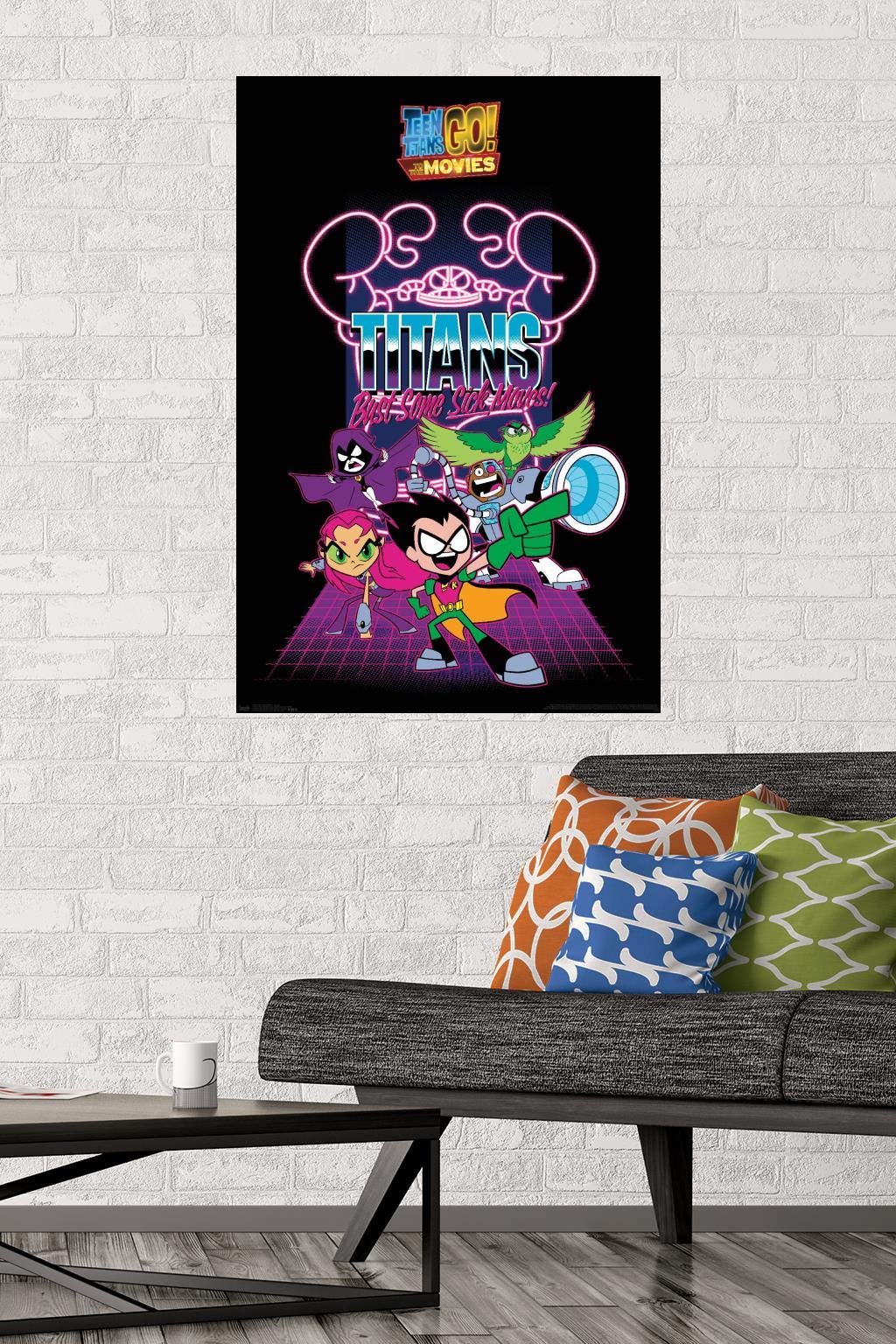 DC Comics Teen Titans Go to The Movies Poster - 22.375