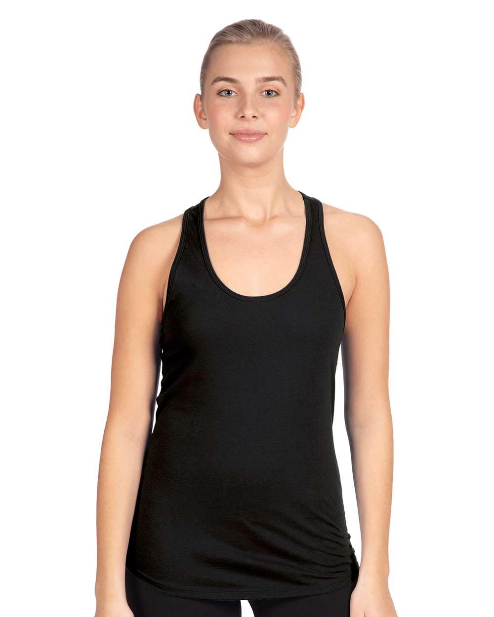 Next Level Apparel Women's Slim Fit Racerback Tank Top - Soft Breathable Workout Shirt for Yoga, Running & Gym