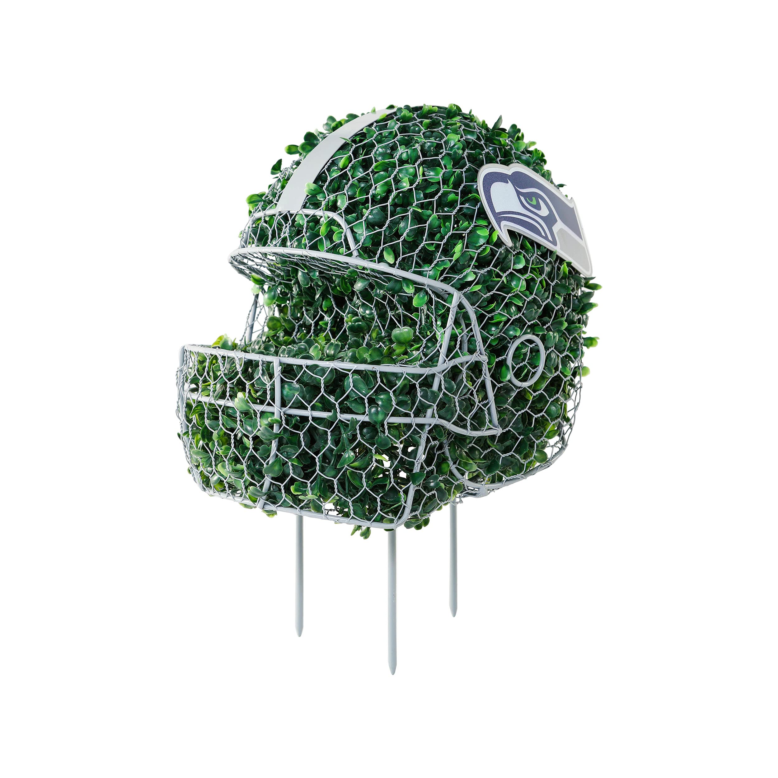 FOCO NFL Football Helmet Topiary Figure - Officially Licensed Team Color Home Decor for Football Fans - Perfect for Game Room, Man Cave, and Sports Themed Parties