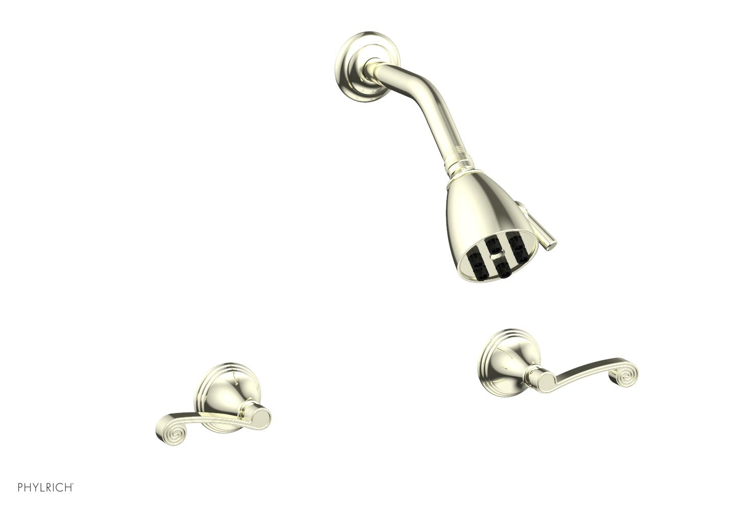 3RING Two Handle Shower Faucet Set D3206 - Brushed Nickel Bathroom Shower System for Modern Home Renovation | Perfect for Master Bath, Guest Bath & Spa-Like Shower Experience