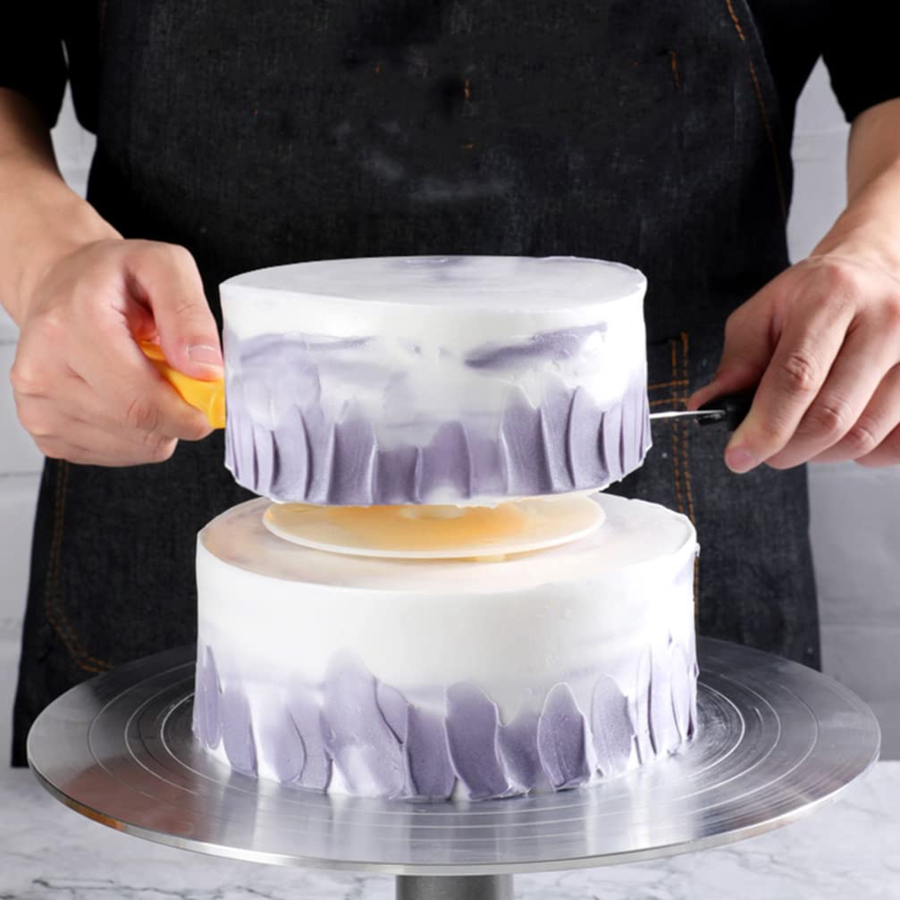 Operitacx 6-Piece Reusable Cake Tier Support Kit - Sturdy Cake Stacking Dowels & Boards for Tiered Cake Construction - Perfect for Wedding, Birthday & Special Occasion Baking Supplies