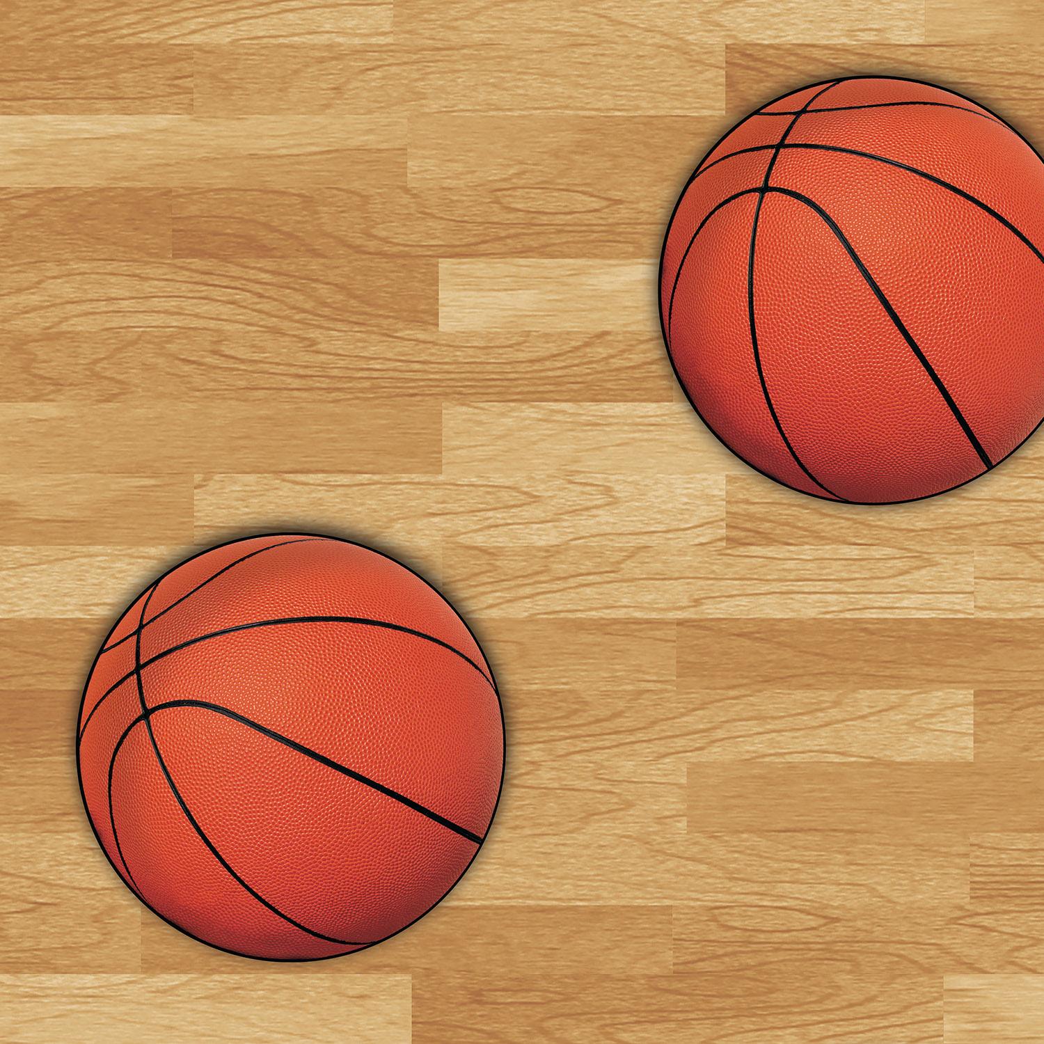 12 Pack Basketball Theme Party Table Covers - 54