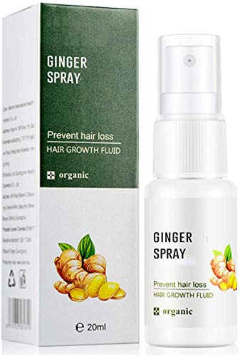 TIFALEX Ginger Hair Growth Spray for Men & Women - Natural Re-Growth Treatment for Thinning Hair, Repairs Hair Follicles & Promotes Thicker Hair - Suitable for All Hair Types (1 Bottle) - Perfect for Daily Hair Care Routine & Scalp Nourishment