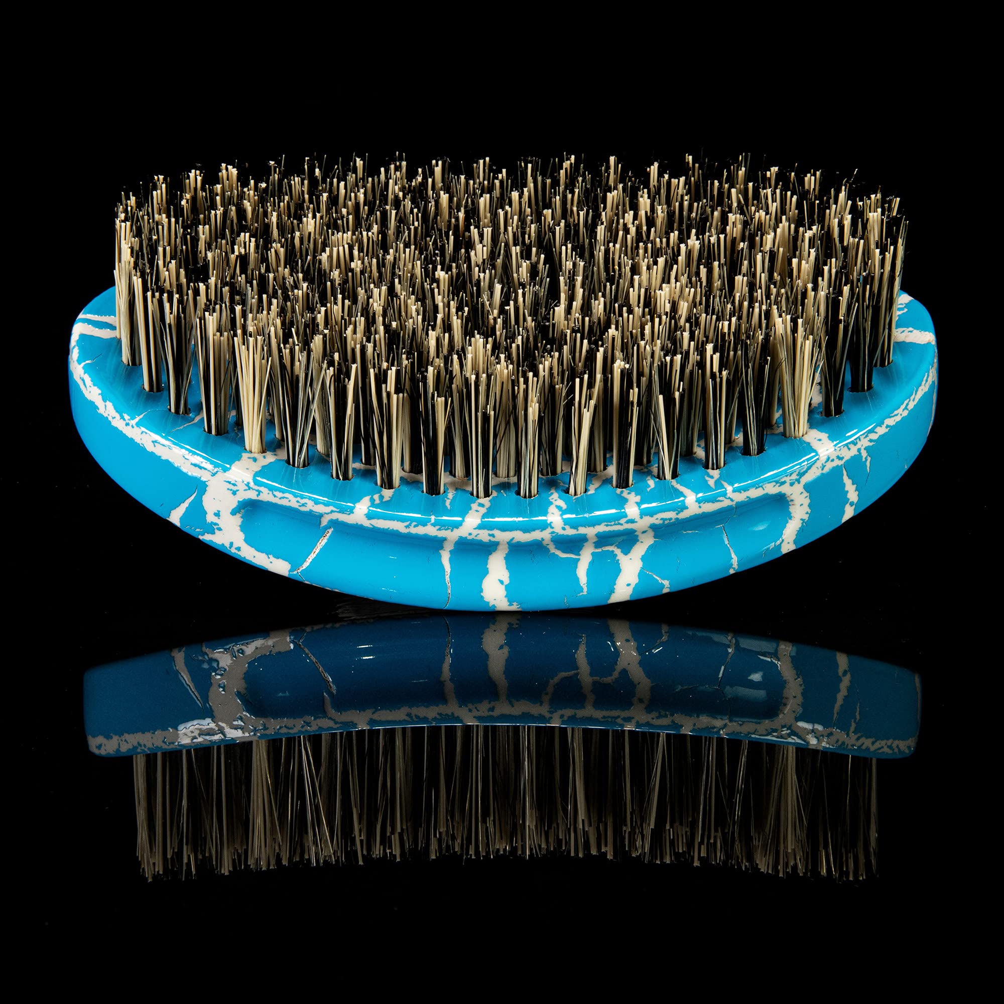 Torino Pro Curve Wave Brush #154 - Hard Reinforced Curved 360 Wave Brush for Men | Perfect for Wolfing & Scalp Stimulation | Thick Hair Brush with Hard Bristles | Ideal for Wave Training, Hairstyling & Grooming Routine