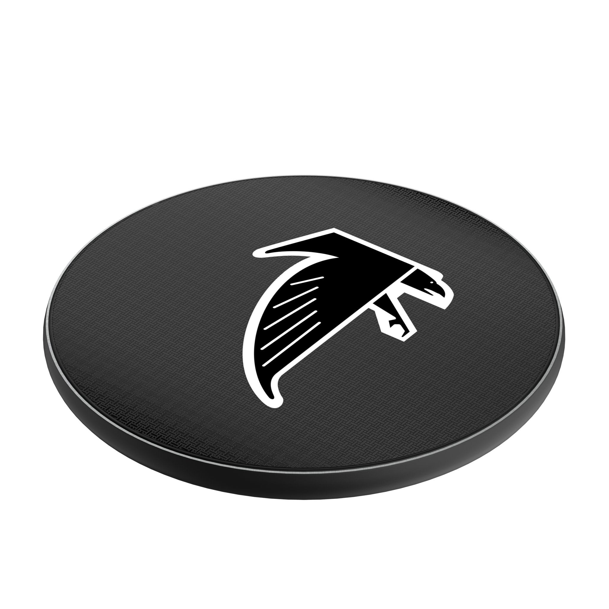 Atlanta Falcons NFL Team 15W Fast Wireless Charger - Classic Linen Design for iPhone & Samsung - Perfect for Home, Office & Car Use