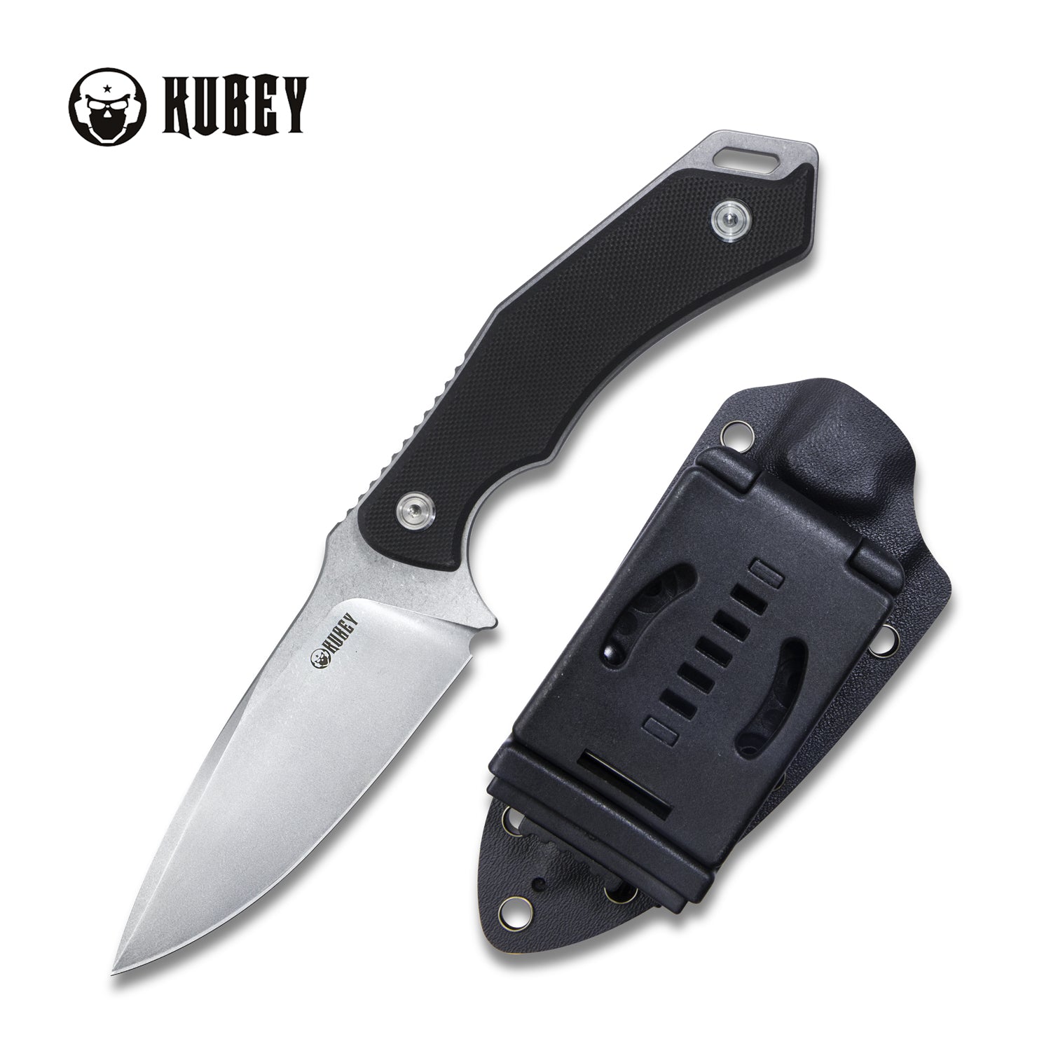 Orthodox Fixed Blade Knife with Black G10 Handle - 4.02
