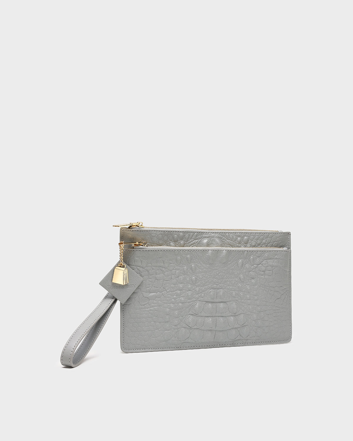 Apollo 2 Grey Clutch Purse for Women - Elegant Evening Bag for Parties, Weddings & Special Occasions