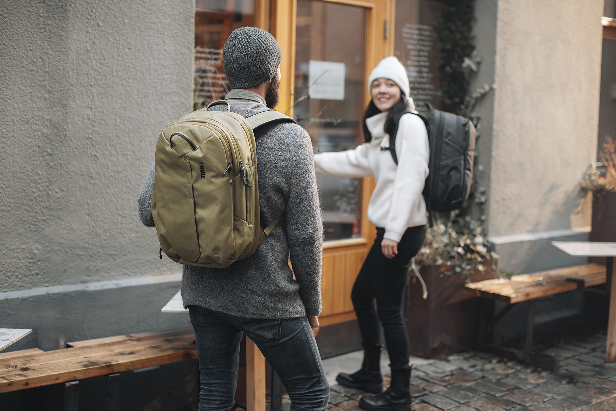 Thule Aion Backpack - Durable Travel & Commuter Laptop Backpack with USB Charging Port, Water-Resistant, Spacious for Work & School - Perfect for Business Trips, College & Everyday Carry